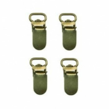 INAZUMA イナズマ サスペンダー金具 10ミリ 4個入 アンティークゴールド AK-11-10AG