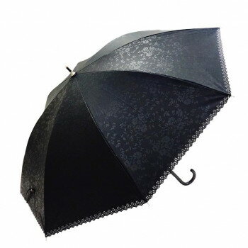 Umbrella - 藤田屋 晴雨兼用長傘ジャンプ 58cm エンボス　ヒートカット 小花 SJ-2254 【北海道・沖縄・離島配送不可】