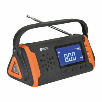 ソルパ 手回し/ソーラー蓄電ラジオ チャージオ・ラムダ SL-091 4300-040 【北海道・沖縄・離島配送不可】