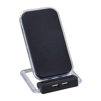 アイトック 2USBポート付ワイヤレス充電器アスタブ 6169-23 4328-036