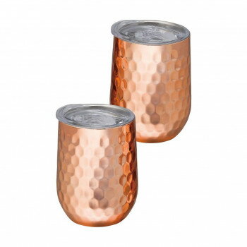 ククナ ステンレスタンブラー350ml2客セット(蓋付) KKN-CT350W 4115-047 【北海道・沖縄・離島配送不可】