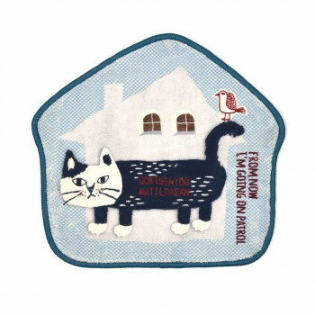 クスグルジャパン クスグルアクセントマット マチルダさん チェアマット ブルー 25-8067 【北海道・沖縄・離島配送不可】