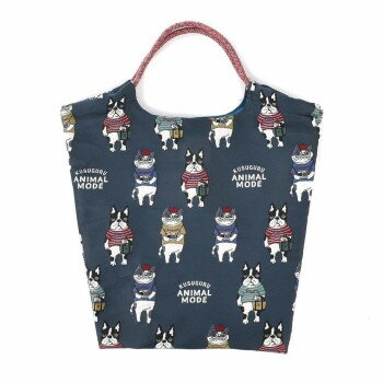 クスグルジャパン コブラン織りバッグ パラコードバッグ アニマルモード柄 ダークブルー 25-8173 【北海道・沖縄・離島配送不可】