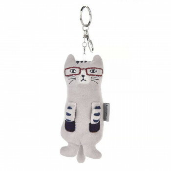 クスグルジャパン パフモチ マスコットキーホルダー ネコザワさん 24-7110 【北海道・沖縄・離島配送不..