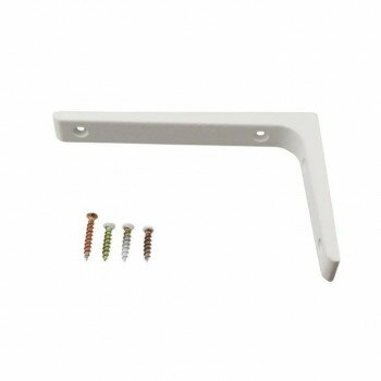 ハイロジック アルミ棚受　100×150mm　ホワイト　1本入　98172 【北海道・沖縄・離島配送不可】