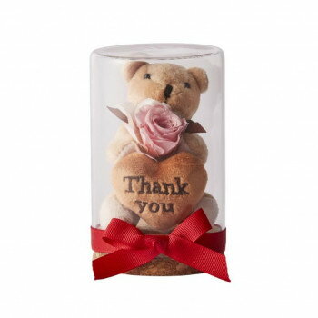 フラワーアレンジ リトルベア ピンク F-3533 【北海道・沖縄・離島配送不可】