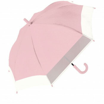 中谷 傘 UV 50cm子供バイカラー窓付き ピンク Parasol Kid's 長傘 955-007 【北海道・沖縄・離島配送不..