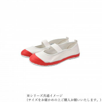 ラッキーベル 上履き カラーバレー レッド 22.5cm 【北海道・沖縄・離島配送不可】(4.0)