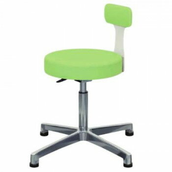 高田ベッド製作所 バックチェアー(アジャスター付き) ライムグリーン TB-86-02 【北海道・沖縄・離島配..