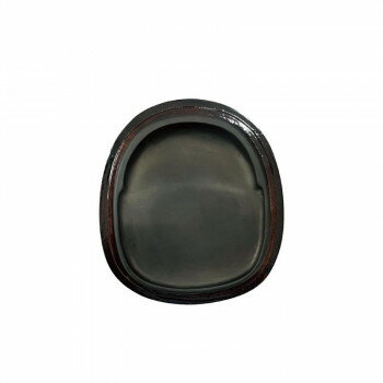 歙州硯 無紋硯 楕円 五吋・HJ65 【北海道・沖縄・離島配送不可】