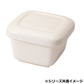 M4843 白マット角耐熱おひつ(1膳用) �