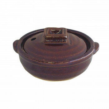 M0531 飴釉 3号鍋 萬古焼 【北海道・沖縄・離島配送不可】