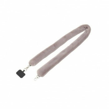 Rename フリルファー 携帯 スマホ ショルダーストラップ Fグレー RSN24023 【北海道・沖縄・離島配送不可】