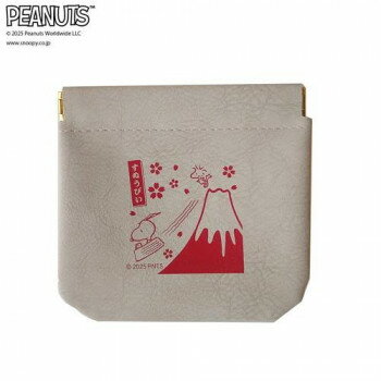 PEANUTS SNOOPY スヌーピー ばね口ミニポーチ 富士山 IV 【北海道・沖縄・離島配送不可】
