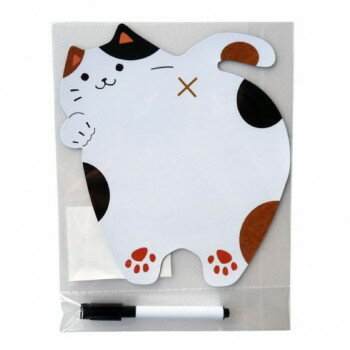 のあぷらす　ノア+ おしりマグネットメモ(ペン付き)ミケねこ　ND116 【北海道・沖縄・離島配送不可】