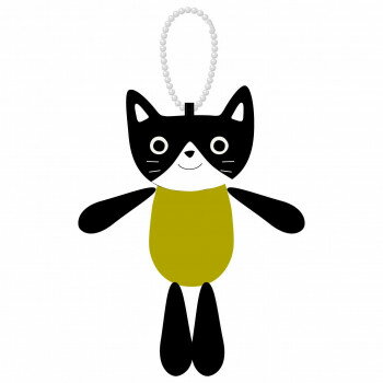 のあぷらす　ぷらりんマスコット　ハチワレ　NF897 【北海道・沖縄・離島配送不可】