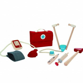 正規輸入品 プラントイ 木製玩具 ドクターセット 3451 【北海道・沖縄・離島配送不...