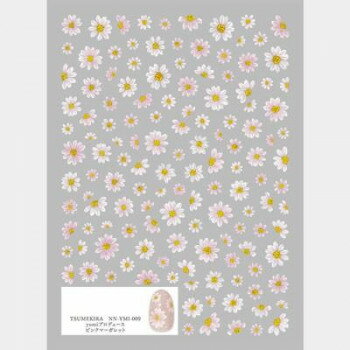 TSUMEKIRA(ツメキラ) ネイルシール yumiプロデュース ピンクマーガレット NN-YMI-009 【北海道・沖縄・離島配送不可】