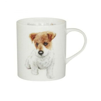 シンプルで使いやすい定番型のマグカップ。かわいい愛犬との癒しの時間。大好きなあの子といつもいっしょ。そう感じていたい方のためのコレクション。サイズ：口径8.0cm、高さ8.8cm個装サイズ：9×11×10cm重量：約256g個装重量：288g素材・材質：陶器仕様：食洗機・電子レンジ:対応商品容量:320cc生産国：日本
