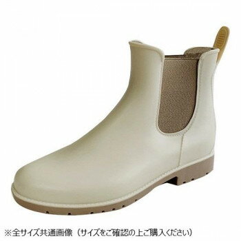 PAGE ONE ページワン　サイドゴアレインブーツ　Lサイズ(24〜24.5cm)　02　IVORY　GSZ2051 【北海道・沖縄・離島配送不可】