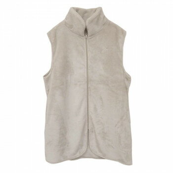 After nine　アフターナイン　ニューマイヤージップアップベスト　02　CLOUDY　IVORY　GBR2215 【北海道・沖縄・離島配送不可】