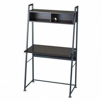 ナカバヤシ 収納ボックス付きデスク W800 ダーク木目 FPR-8045DM 【北海道・沖縄・離島配送不可】