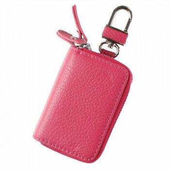 AWESOME(オーサム)　スマートキーケース　小銭入れ付きダブルファスナー　ピンク　ASK-WC005 【北海道・沖縄・離島配送不可】