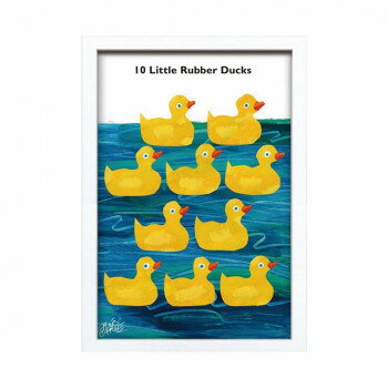ERIC CARLE エリック・カール アートフレーム 10 Little Rubber Ducks ZEC-53014 【北海道・沖縄・離島配送不可】