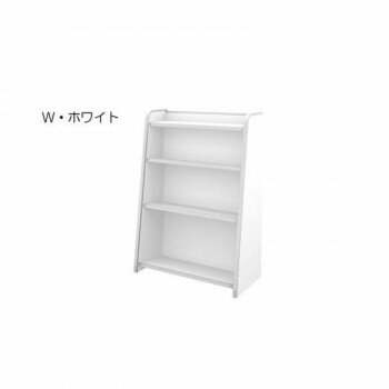 知育家具 EVAキッズシリーズ ほんだな 幅63cm GR-63H　W・ホワイト 【北海道・沖縄・離島配送不可】