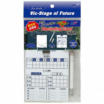 野球 レコーディングカード(クリップ付) BX83-91 【北海道・沖縄・離島配送不可】