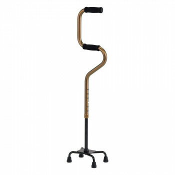 マキテック 2段階4点支柱杖 ブラウン OT-32BR 【北海道・沖縄・離島配送不可】