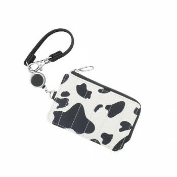 フラワーリング パスケース(リール付き) キルティング GPC0052-BK(ブラック) 【北海道・沖縄・離島配送不可】