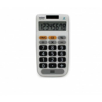 ＜＜ご注意下さい＞＞こちらの商品はメーカーよりお客様へ直接お届けの品になります。 当店での在庫はしておりません。在庫の有無はメーカー在庫のみになりますので、急な欠品や急に廃盤になる可能性がございます。こちらの商品の配送について○北海道・沖縄・離島につきましては、配送不可となりますので予めご了承お願いします。こちらの商品の包装(ラッピング)について○上記の理由(メーカーより直送)により包装はできませんので予めご了承お願いします。こちらの商品の不具合について○お届けしましたこちらの商品に不具合があった場合、商品到着日より1週間以内に当店にご連絡ください。メーカーが直接対応させて頂きます。○お客様がご自身で修理された場合、費用の負担は致しかねますので予めご了承下さい。キーが大きくて見やすい電卓です。※撮影時のライティング、ご覧になっているモニター・PC環境により、実際の商品と色味が異なって見える場合があります。※記載サイズは全て平置き寸法であり、商品により多少の誤差が生じる場合がございます。※ご購入時の電池はモニター電池となっておりますので、電池切れは対応しかねます。※海外製品の為多少の色ムラや小さな傷等がある場合もあります。サイズ：高さ×幅×奥行き:約137×72 ×17mm個装サイズ：15×8.2×1.6cm重量：約61g個装重量：40g素材・材質：プラスチック仕様：機能・8桁・2電源方式(太陽電池/ボタン電池)付属品：保証書(1年間)生産国：中国