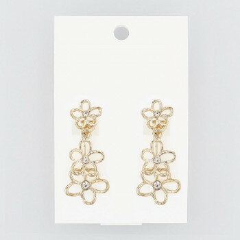 フラワーリング カスタムピアス メタルフラワー チタンポスト AAP1904-CP 【北海道・沖縄・離島配送不可】