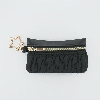 フラワーリング スマートキーポーチ くしゅくしゅ ブラック GKP0035-BK 【北海道・沖縄・離島配送不可】