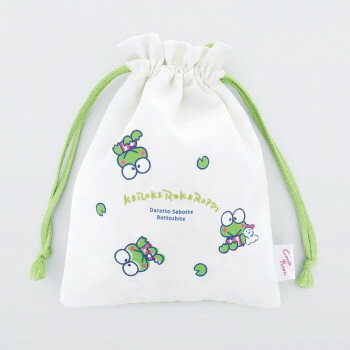 フラワーリング サンリオキャラクターズ 刺繍巾着 けろけろけろっぴ LSR-P007-C 【北海道・沖縄・離島配送不可】