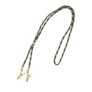 フラワーリング UVチェッカー付きハットクリップ ベーシックカラーコード紐 カーキ AUV0009-KH 【北海道・沖縄・離島配送不可】