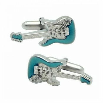 SWANK(スワンク) エレキギターのカフス(ブルー) C0063 【北海道・沖縄・離島配送不可】