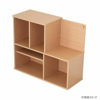 ＜＜ご注意下さい＞＞こちらの商品はメーカーよりお客様へ直接お届けの品になります。 当店での在庫はしておりません。在庫の有無はメーカー在庫のみになりますので、急な欠品や急に廃盤になる可能性がございます。こちらの商品の配送について○北海道・沖縄・離島につきましては、配送不可となりますので予めご了承お願いします。こちらの商品の包装(ラッピング)について○上記の理由(メーカーより直送)により包装はできませんので予めご了承お願いします。こちらの商品の不具合について○お届けしましたこちらの商品に不具合があった場合、商品到着日より1週間以内に当店にご連絡ください。メーカーが直接対応させて頂きます。○お客様がご自身で修理された場合、費用の負担は致しかねますので予めご了承下さい。縦置きも横置きも可能な2WAYなので、お子さまの成長に合わせて変えても、設置場所のスペースに合わせて変えてもOK。安心、安全の日本製。お子さまの成長に合わせて高さや幅の調整で長く使える設計や、子供部屋からリビングに移動しても馴染むデザインなど、細部にこだわりました。サイズ：横置き:幅90×奥行35.5×高さ77cm、縦置き:幅77×奥行35.5×高さ90cm個装サイズ：96.0×42.0×14.0cm重量：18kg個装重量：19000g素材・材質：強化プリント紙化粧繊維板仕様：【耐荷重量】天板:各8kg棚板:各4kgフック:2kg組立品生産国：日本