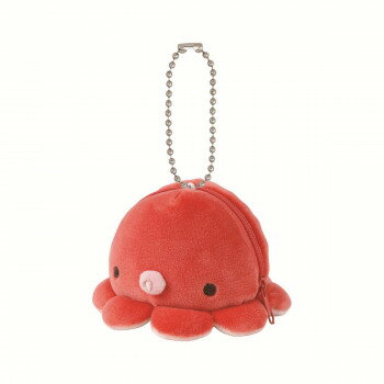 Other - りぶはあと　マシュマロアクアミエ　立体ポーチ　タコ　38313-22 【北海道・沖縄・離島配送不可】