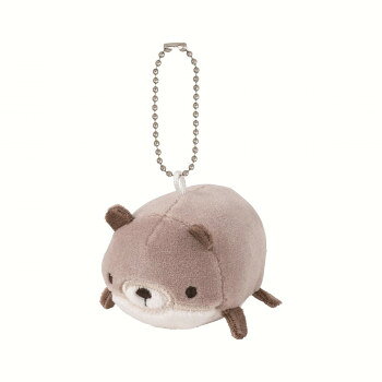 りぶはあと　マシュマロアクアミエ　チェーンマスコット　カワウソ　38308-32