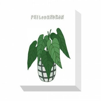 Home Plants Phiodendron アートパネル ZPA-53540 【北海道・沖縄・離島配送不可】