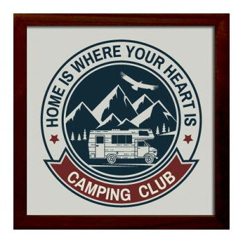 樂天商城 - Sign Frame Camping Club アートパネル ZSF-53028 【北海道・沖縄・離島配送不可】
