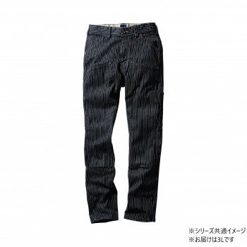 桑和 1472-08 カーゴパンツ(ノータック) 3Lサイズ ストライプ(910) Dandy Dad 【北海道・沖縄・離島配送不可】