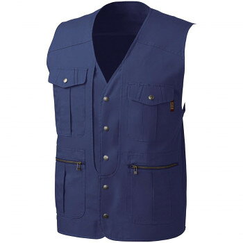 桑和 536 ベスト 3Lサイズ ネイビー(1) 【北海道・沖縄・離島配送不可】