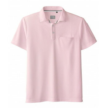 桑和 50727 半袖ポロシャツ(胸ポケット付き) LLサイズ ピンク(44) SOWA 【北海道・沖縄・離島配送不可】