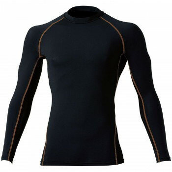 桑和 50620 長袖サポートシャツ Sサイズ ブラック(4) G.GROUND 【北海道・沖縄・離島配送不可】