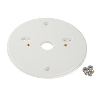 OHM 絶縁取り付け台 防雨防湿型LEDシーリングライト用 白 LT-YKPW