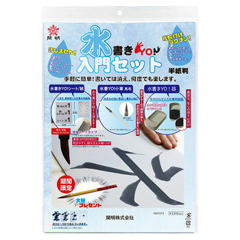 水書きYO!入門セット 半紙判 HO1573 【沖縄配送不可】