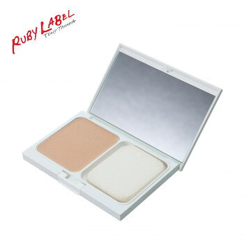 TONY TANAKA(トニータナカ) RUBY LABEL(ルビーレーベル) パウダーインファンデーション02/ピンクベージュ 10g ケース付